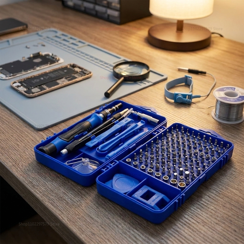 Electronics And Gadgets With I - 115-delige multifunctionele schroevendraaierset voor elektronica reparatie,