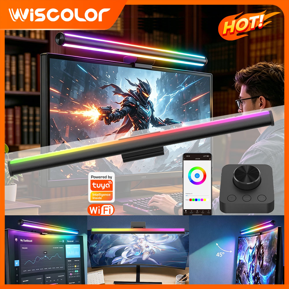 Rgb Desk Lamp Smart - Slimme Wifi RGB Monitor Lichtbalk LED