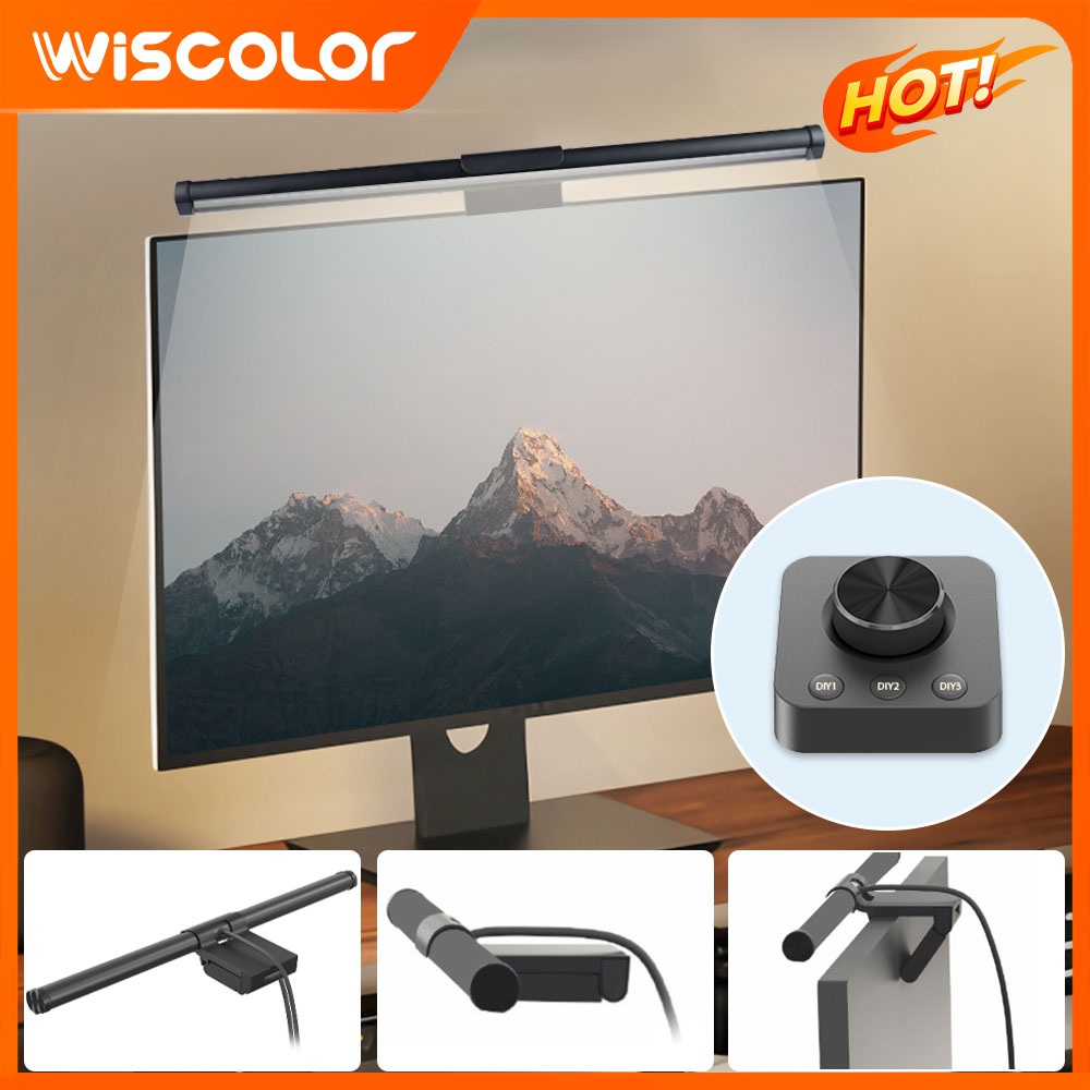 Rgb Desk Lamp Smart - RGB-lichtbalk Monitoropstelling Decoratie Dimbare led-verlichting Slimme
