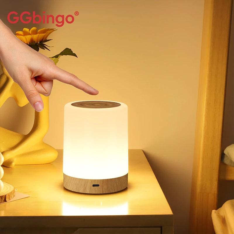 Rgb Desk Lamp Smart - 16 Kleuren Nachtlampje Smart Touch Bedlampje
