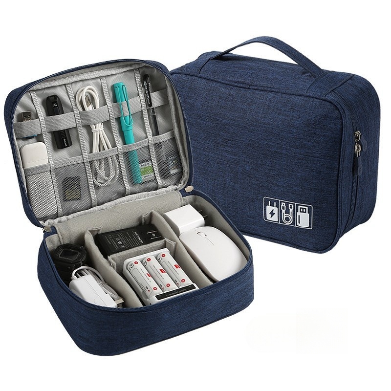 Electronics And Gadgets With I - Draagbare digitale opbergtas USB-gadget Waterdichte kabelorganizer
