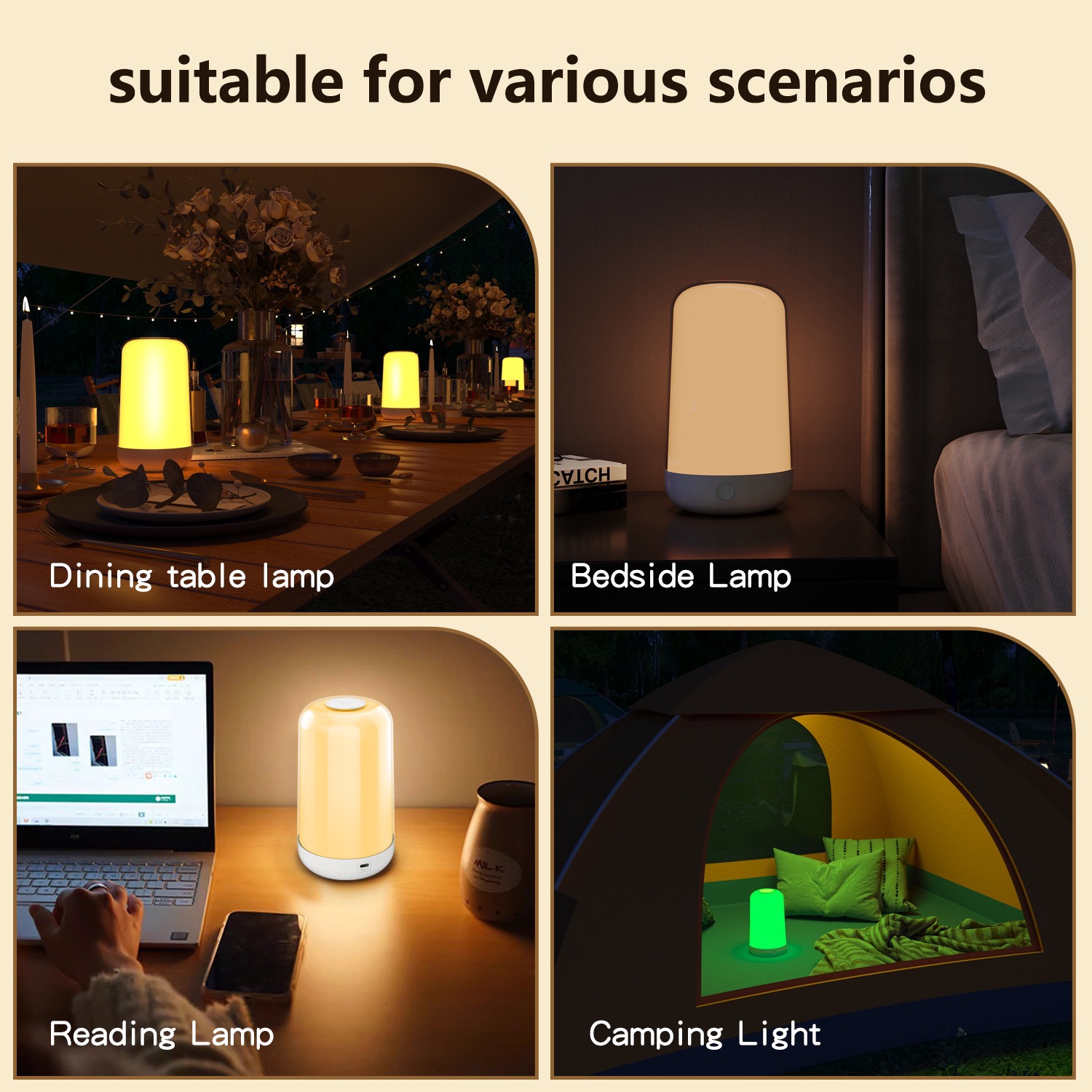 Smart Touch Tafellamp Werkt me - Rgb Desk Lamp Smart recensie en prijs