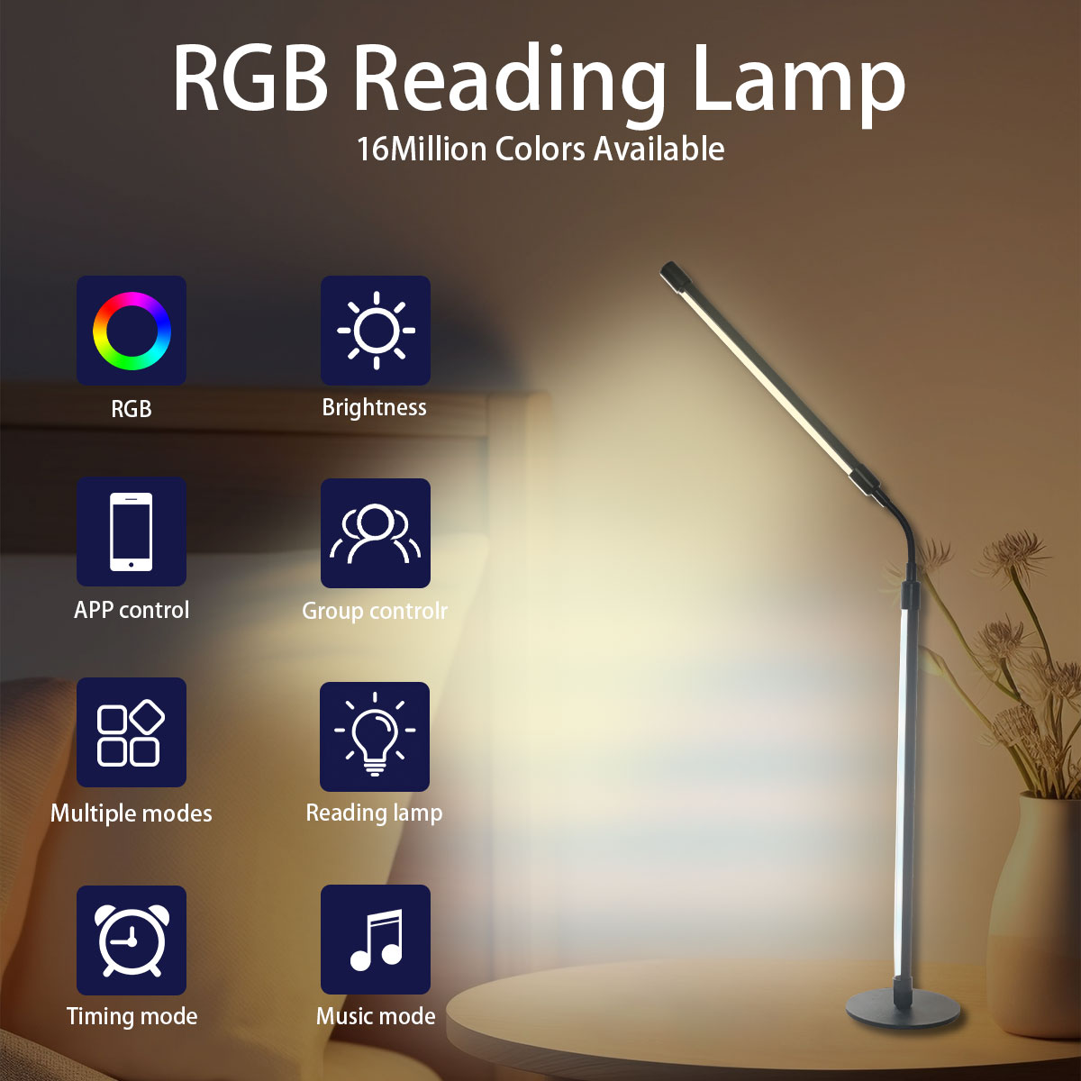 Slimme Rgb kleurveranderende l - Rgb Desk Lamp Smart recensie en prijs