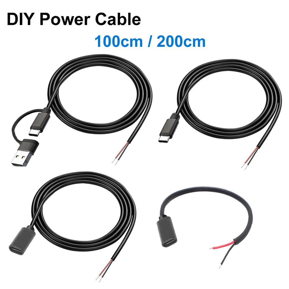DC 2-pins voedingskabel USB en - Diy Electronics Gadgets recensie en prijs