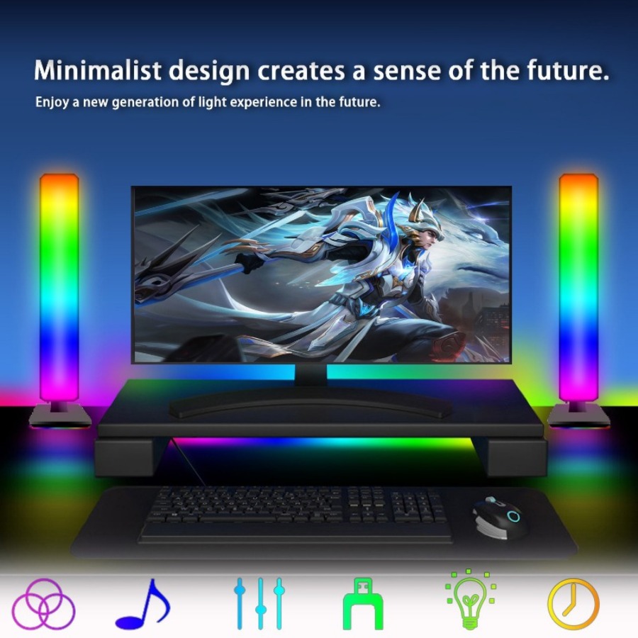 Slimme Tuya RGB Gaming Sfeerve - Rgb Desk Lamp Smart recensie en prijs