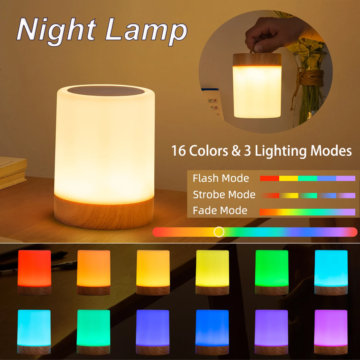 16 Kleuren Nachtlampje Smart T - Rgb Desk Lamp Smart recensie en prijs